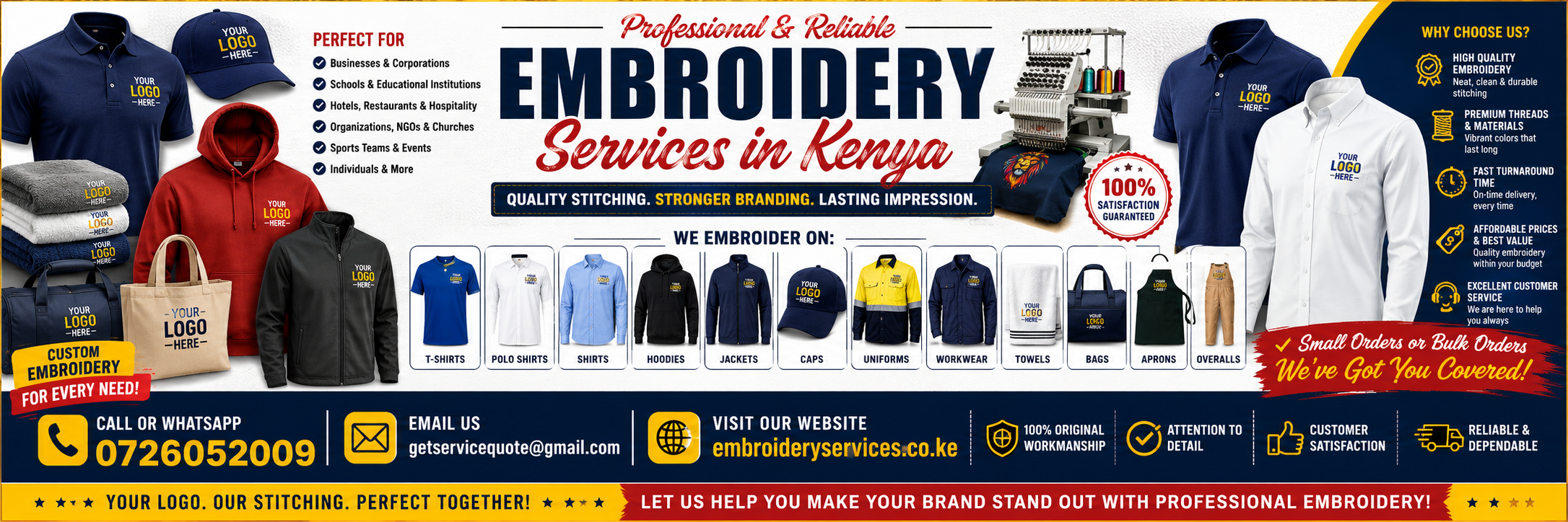 embroidery services